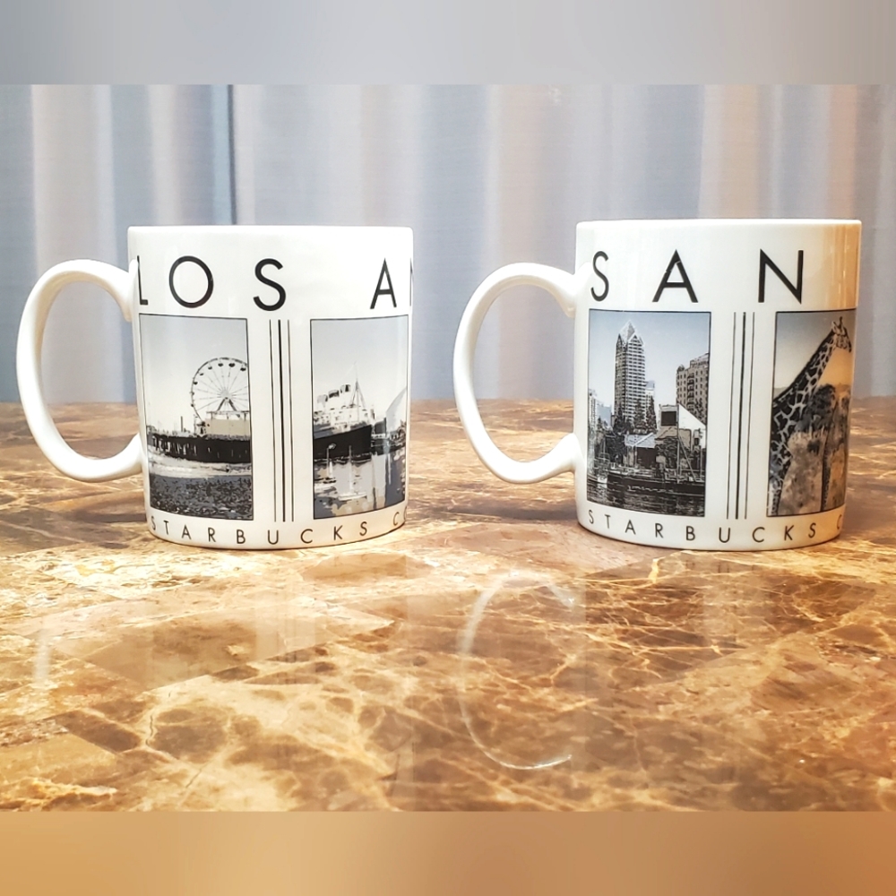 Bundle of 2 Starbucks Barista Coffee Mugs